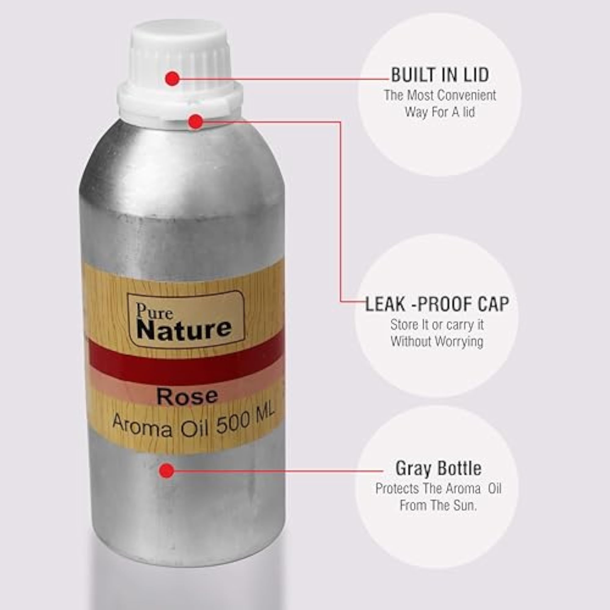 Pure Source Rose Aroma 500 Ml Pack